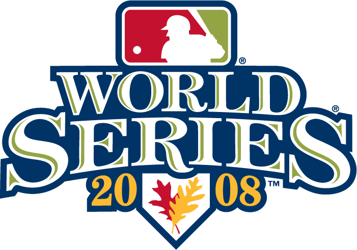 MLB World Series 2008 Wordmark Logo iron on transfers for clothing